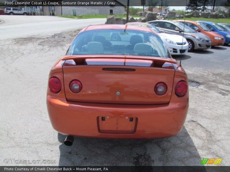 Sunburst Orange Metallic / Gray 2006 Chevrolet Cobalt LS Coupe