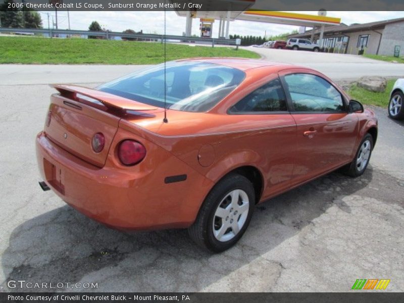 Sunburst Orange Metallic / Gray 2006 Chevrolet Cobalt LS Coupe
