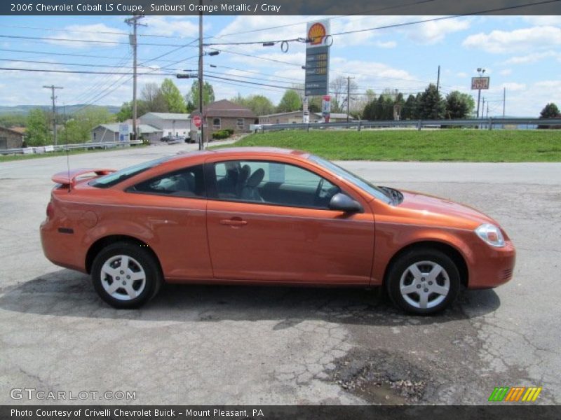 Sunburst Orange Metallic / Gray 2006 Chevrolet Cobalt LS Coupe