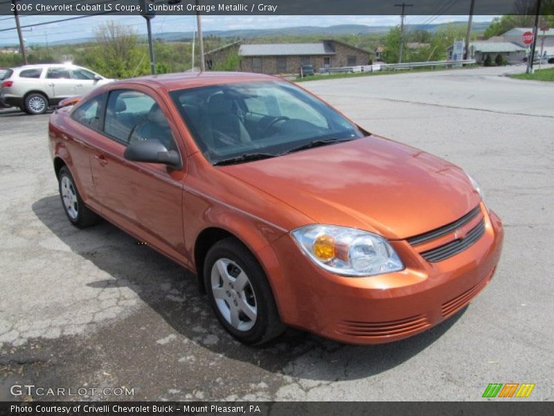 Sunburst Orange Metallic / Gray 2006 Chevrolet Cobalt LS Coupe