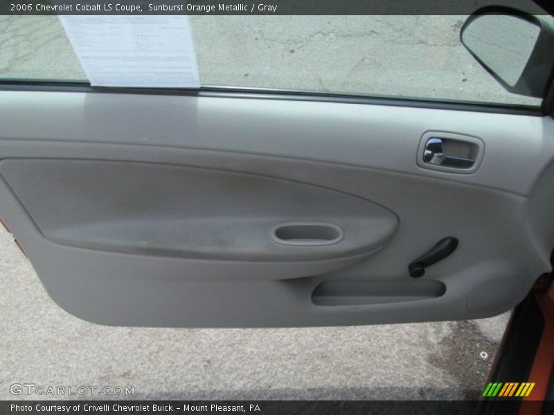 Sunburst Orange Metallic / Gray 2006 Chevrolet Cobalt LS Coupe