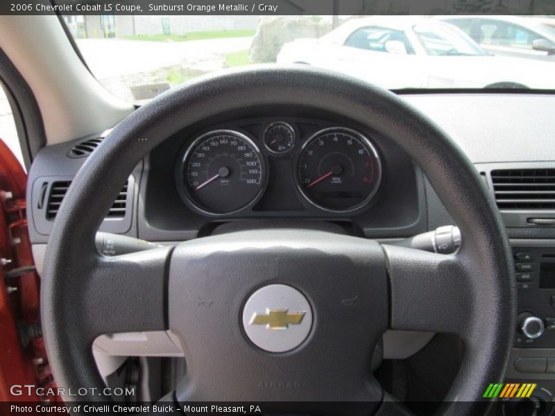 Sunburst Orange Metallic / Gray 2006 Chevrolet Cobalt LS Coupe