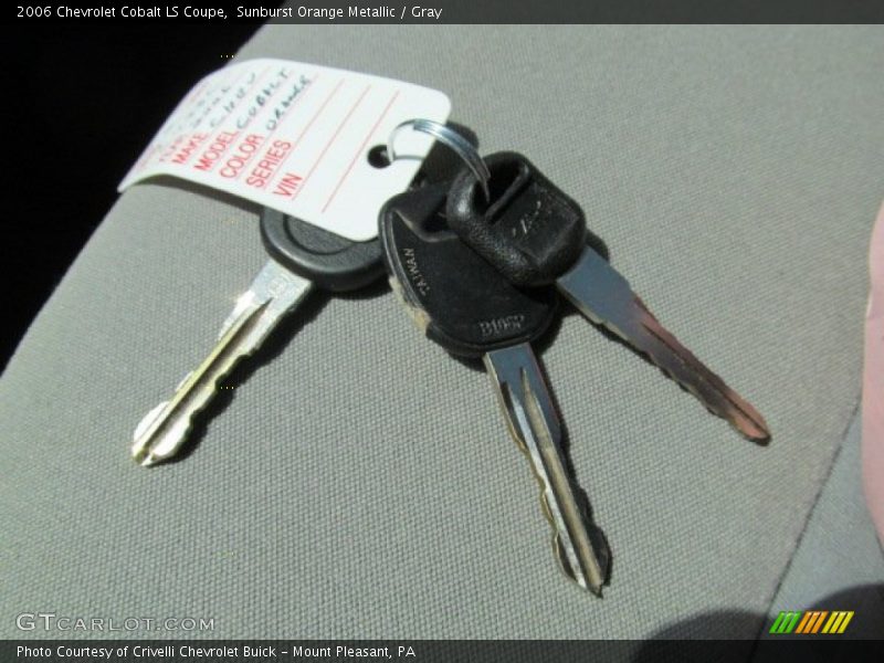 Sunburst Orange Metallic / Gray 2006 Chevrolet Cobalt LS Coupe