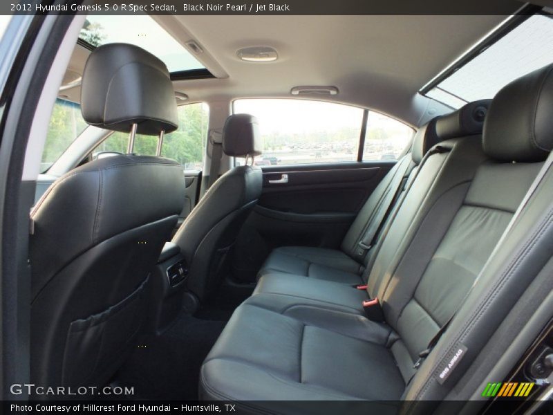 Rear Seat of 2012 Genesis 5.0 R Spec Sedan