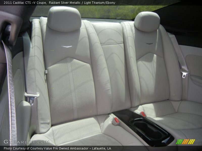 Radiant Silver Metallic / Light Titanium/Ebony 2011 Cadillac CTS -V Coupe