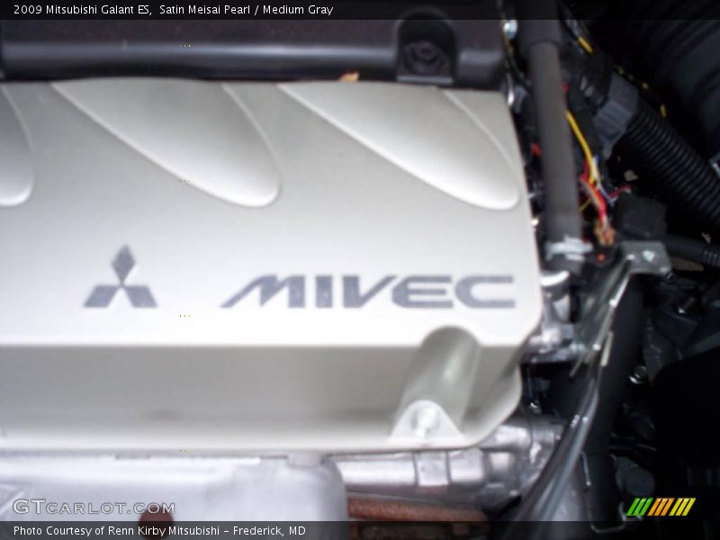 Satin Meisai Pearl / Medium Gray 2009 Mitsubishi Galant ES