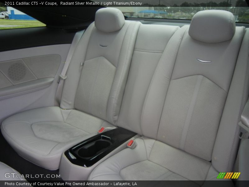 Radiant Silver Metallic / Light Titanium/Ebony 2011 Cadillac CTS -V Coupe