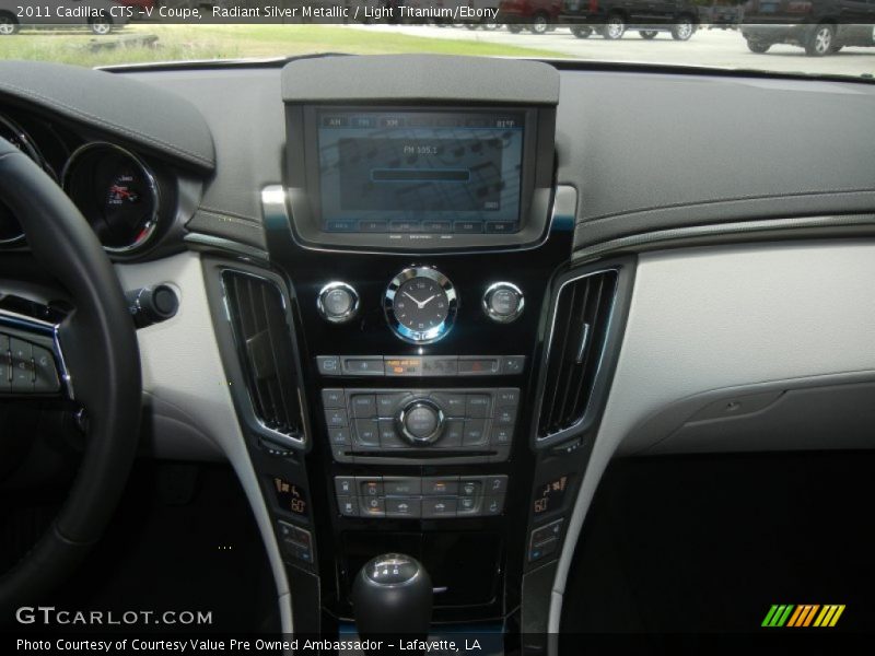 Radiant Silver Metallic / Light Titanium/Ebony 2011 Cadillac CTS -V Coupe