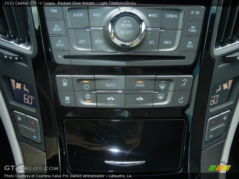 Radiant Silver Metallic / Light Titanium/Ebony 2011 Cadillac CTS -V Coupe