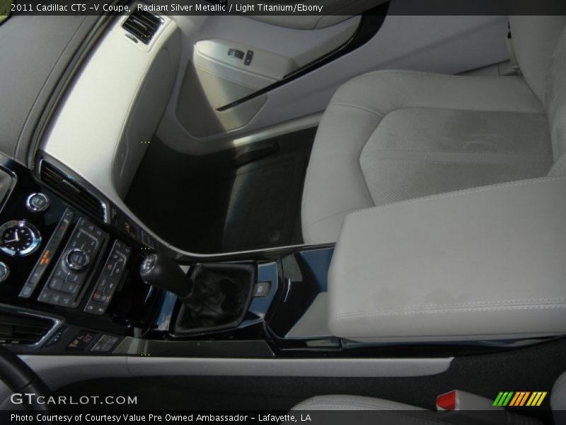 Radiant Silver Metallic / Light Titanium/Ebony 2011 Cadillac CTS -V Coupe