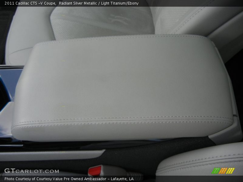 Radiant Silver Metallic / Light Titanium/Ebony 2011 Cadillac CTS -V Coupe