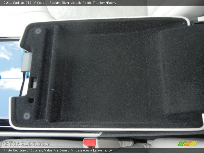 Radiant Silver Metallic / Light Titanium/Ebony 2011 Cadillac CTS -V Coupe