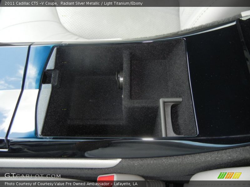 Radiant Silver Metallic / Light Titanium/Ebony 2011 Cadillac CTS -V Coupe