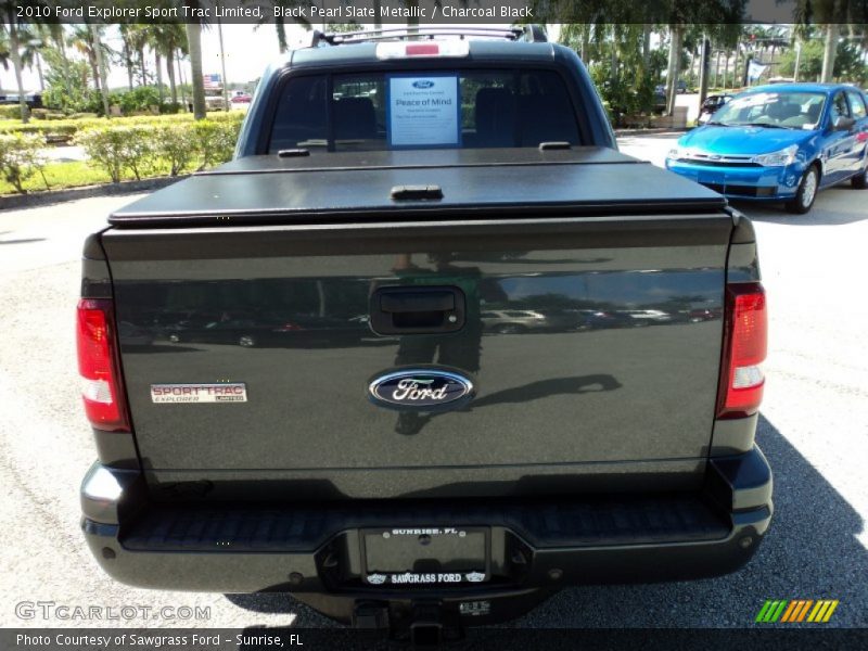 Black Pearl Slate Metallic / Charcoal Black 2010 Ford Explorer Sport Trac Limited
