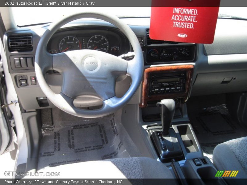 Bright Silver Metallic / Gray 2002 Isuzu Rodeo LS