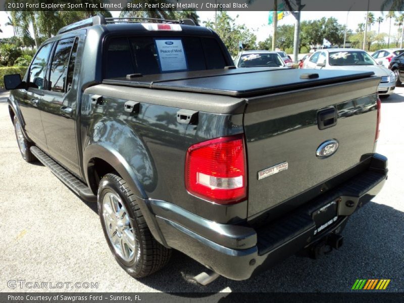 Black Pearl Slate Metallic / Charcoal Black 2010 Ford Explorer Sport Trac Limited