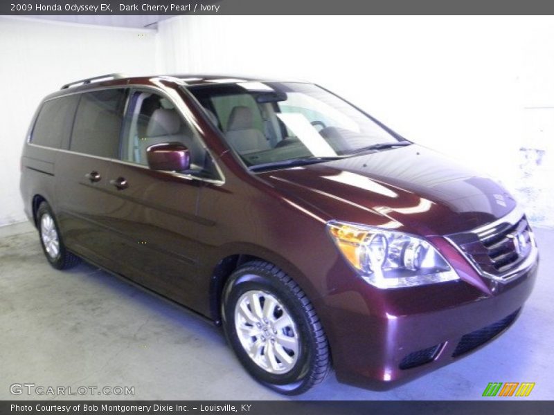 Dark Cherry Pearl / Ivory 2009 Honda Odyssey EX