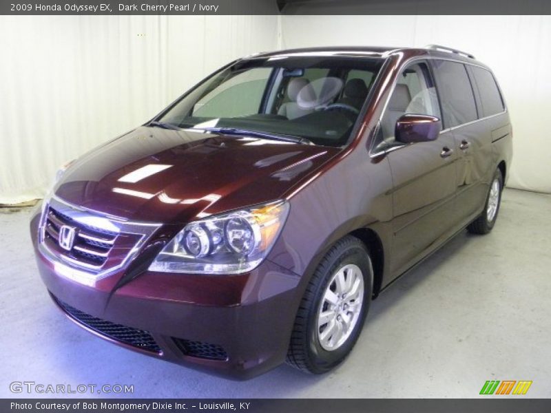 Dark Cherry Pearl / Ivory 2009 Honda Odyssey EX