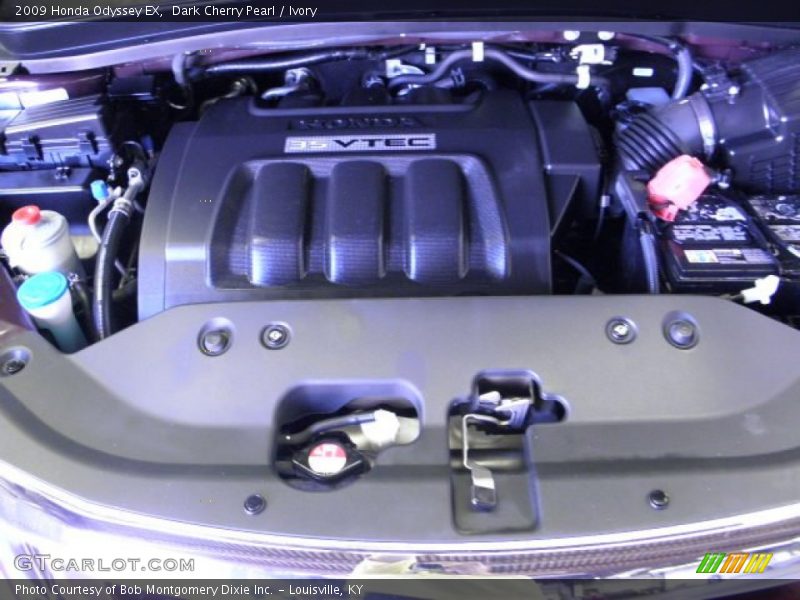 Dark Cherry Pearl / Ivory 2009 Honda Odyssey EX