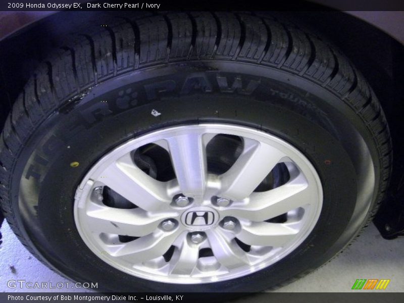 Dark Cherry Pearl / Ivory 2009 Honda Odyssey EX