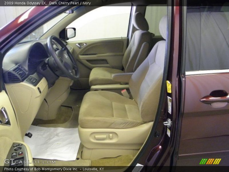 Dark Cherry Pearl / Ivory 2009 Honda Odyssey EX