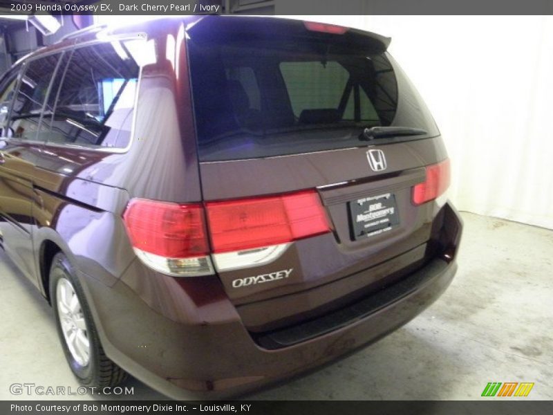Dark Cherry Pearl / Ivory 2009 Honda Odyssey EX