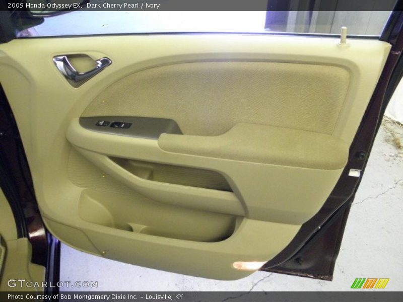 Dark Cherry Pearl / Ivory 2009 Honda Odyssey EX