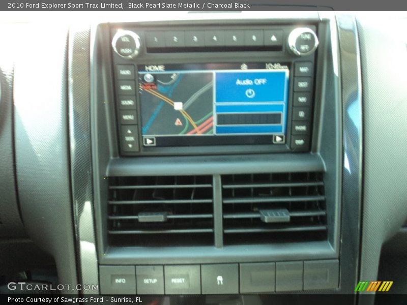 Black Pearl Slate Metallic / Charcoal Black 2010 Ford Explorer Sport Trac Limited