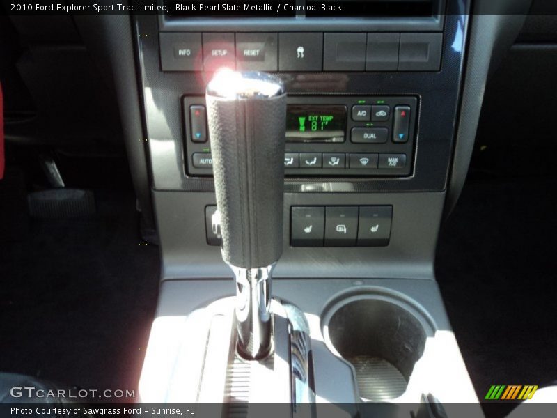 Black Pearl Slate Metallic / Charcoal Black 2010 Ford Explorer Sport Trac Limited