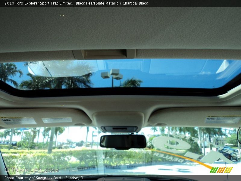 Black Pearl Slate Metallic / Charcoal Black 2010 Ford Explorer Sport Trac Limited