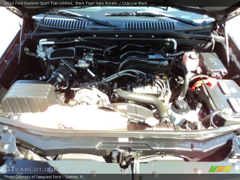 Black Pearl Slate Metallic / Charcoal Black 2010 Ford Explorer Sport Trac Limited