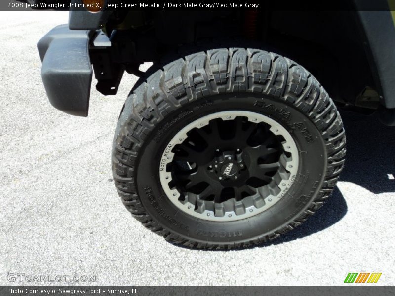 Jeep Green Metallic / Dark Slate Gray/Med Slate Gray 2008 Jeep Wrangler Unlimited X