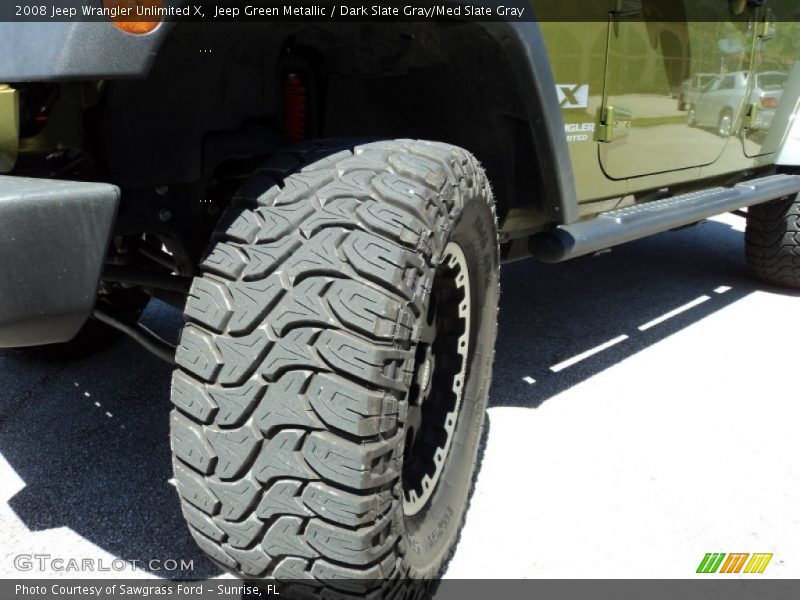 Jeep Green Metallic / Dark Slate Gray/Med Slate Gray 2008 Jeep Wrangler Unlimited X