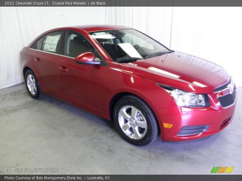 Crystal Red Metallic / Jet Black 2012 Chevrolet Cruze LT