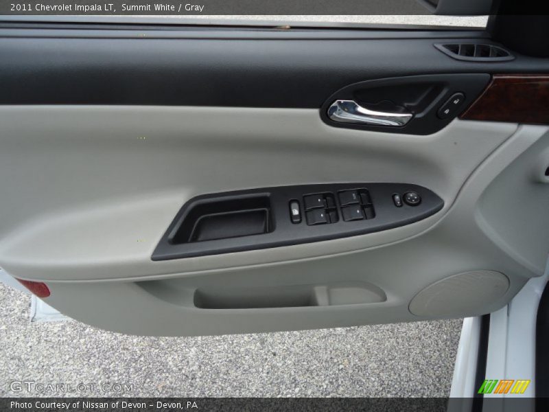 Summit White / Gray 2011 Chevrolet Impala LT
