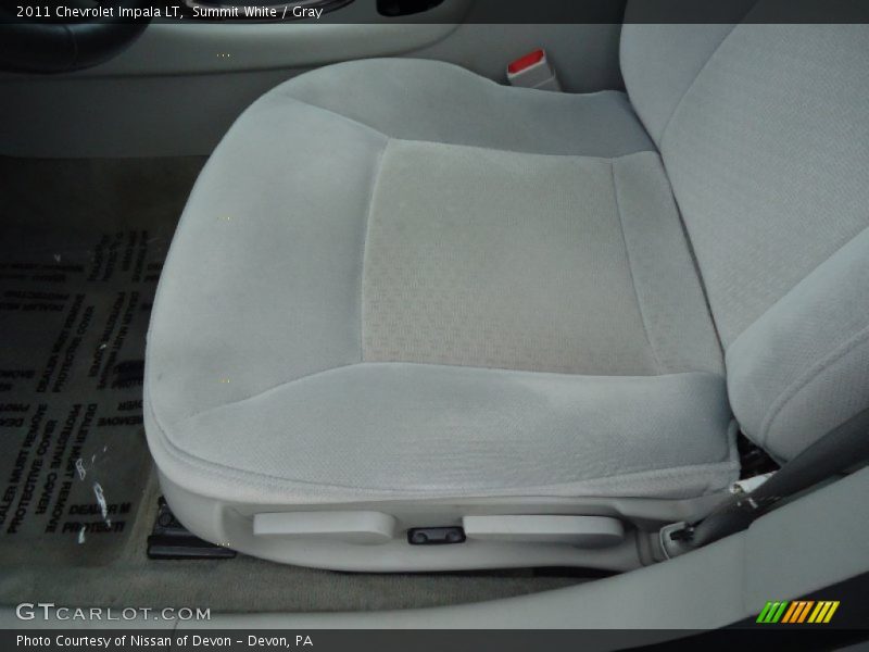 Summit White / Gray 2011 Chevrolet Impala LT
