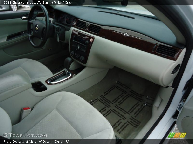 Summit White / Gray 2011 Chevrolet Impala LT