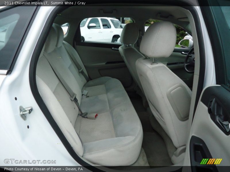 Summit White / Gray 2011 Chevrolet Impala LT