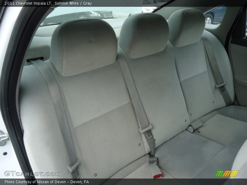 Summit White / Gray 2011 Chevrolet Impala LT