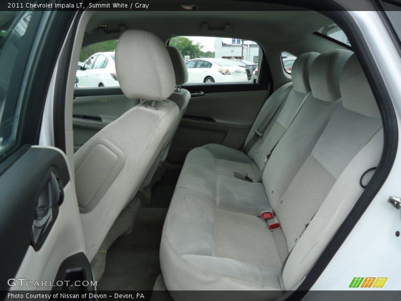Summit White / Gray 2011 Chevrolet Impala LT