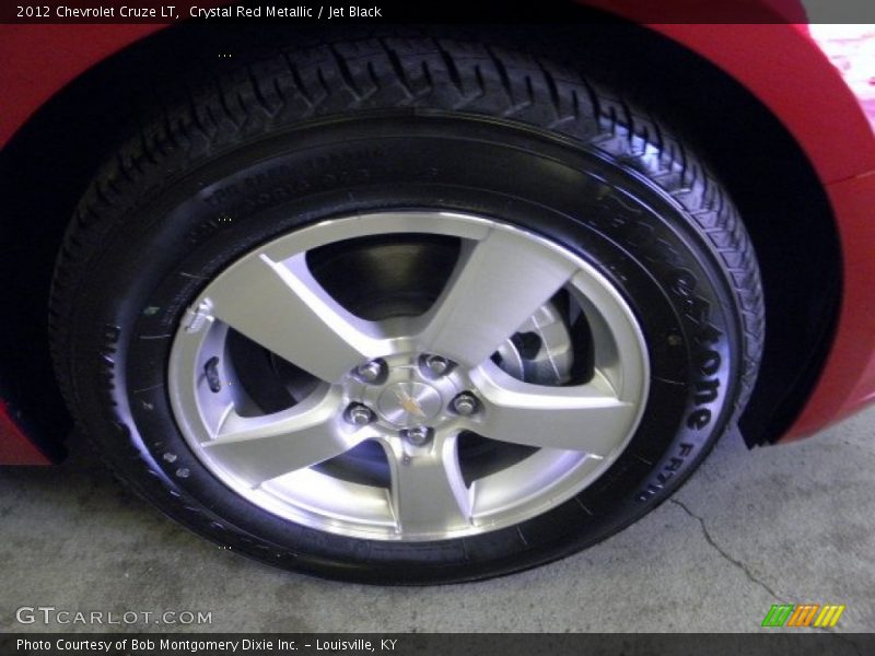 Crystal Red Metallic / Jet Black 2012 Chevrolet Cruze LT