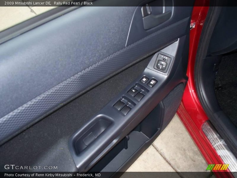 Rally Red Pearl / Black 2009 Mitsubishi Lancer DE