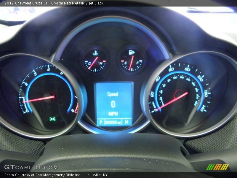Crystal Red Metallic / Jet Black 2012 Chevrolet Cruze LT