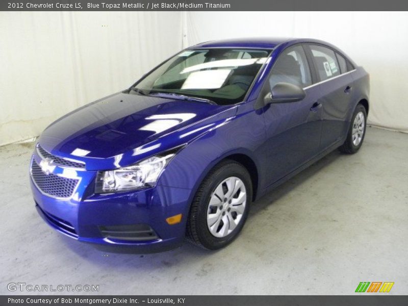 Blue Topaz Metallic / Jet Black/Medium Titanium 2012 Chevrolet Cruze LS