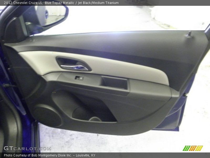 Blue Topaz Metallic / Jet Black/Medium Titanium 2012 Chevrolet Cruze LS