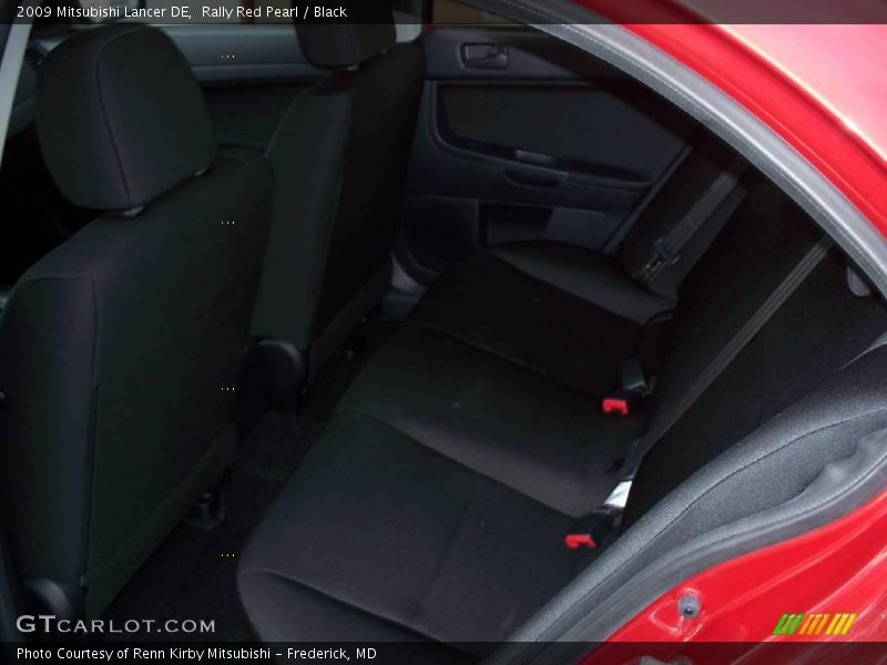 Rally Red Pearl / Black 2009 Mitsubishi Lancer DE