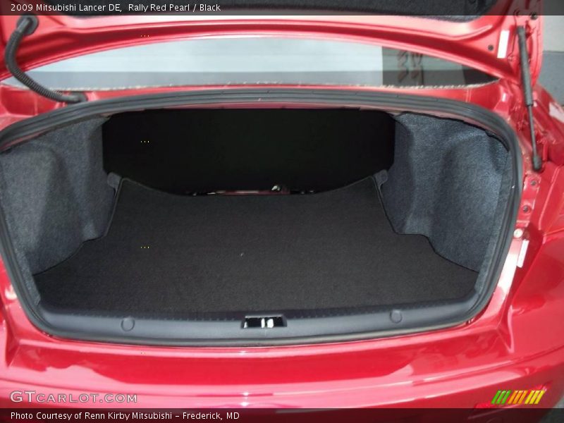 Rally Red Pearl / Black 2009 Mitsubishi Lancer DE