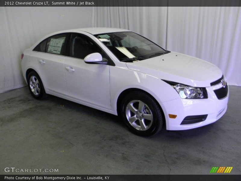 Summit White / Jet Black 2012 Chevrolet Cruze LT