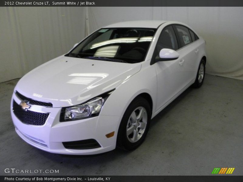 Summit White / Jet Black 2012 Chevrolet Cruze LT