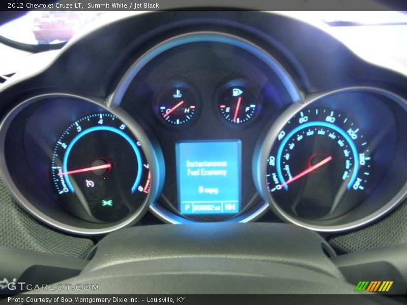 Summit White / Jet Black 2012 Chevrolet Cruze LT